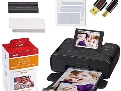 Get the Canon SELPHY CP1300 Photo Printer Bundle with Ink and Paper!