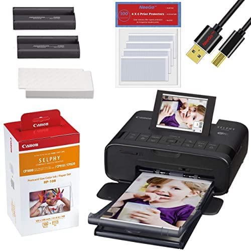 Get the Canon SELPHY CP1300 Photo Printer Bundle with Ink and Paper!