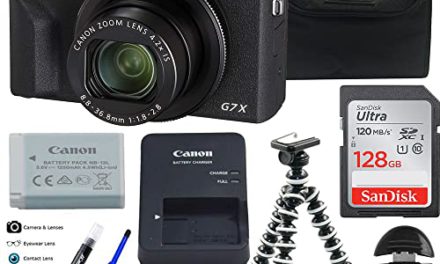 Capture Lifes Moments with Canon G7 X Mark III Camera Bundle