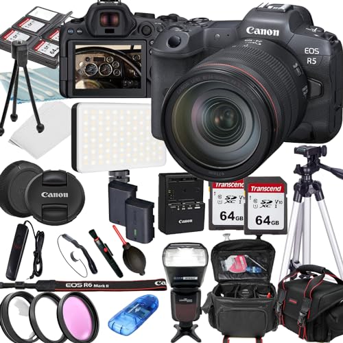 Capture with Power: Canon R5 Mirrorless Camera Bundle