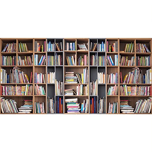 Retro BookshelfBackdrop: Vintage Charm for Artistic Portraits