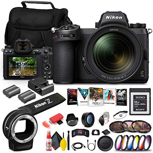 Upgrade Your Photography Gear: Nikon Z 7II Mirrorless Camera with Lens, Accessories, and More