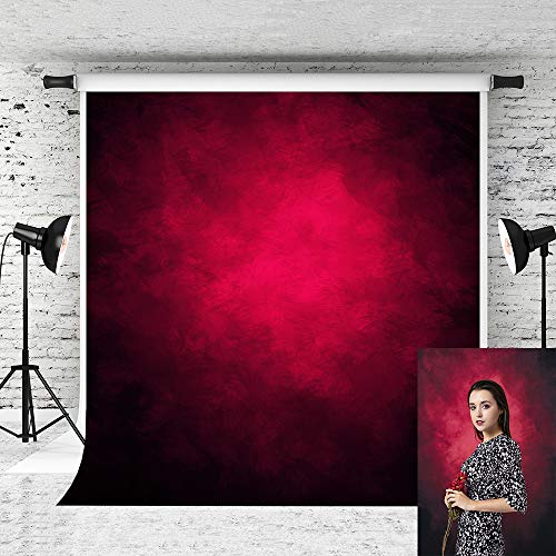 Capture Stunning Moments: Kate Wine-Red Portrait Backdrop – 10x10ft