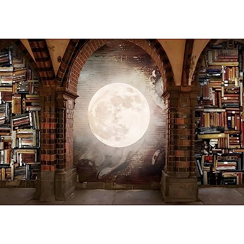 Enchanting Vintage Library: Mystical Book House