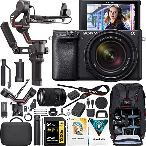 Capture stunning 4K film with Sony a6400 + DJI RS 3 gimbal kit