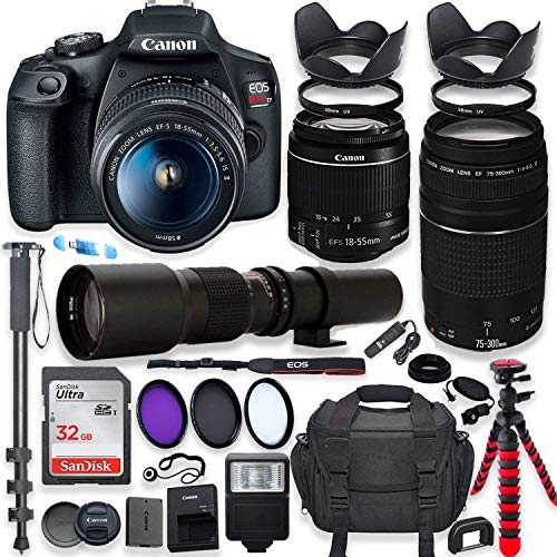 Capture Life’s Moments: Canon EOS Rebel T7 DSLR Camera Bundle