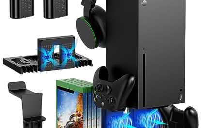 Enhance Xbox Series X: Cooler Fan, Dual Charger, RGB Lights