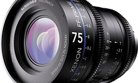 High-Performance Schneider Kreuznach Cine Lens for Nikon/FT – 75mm, Black