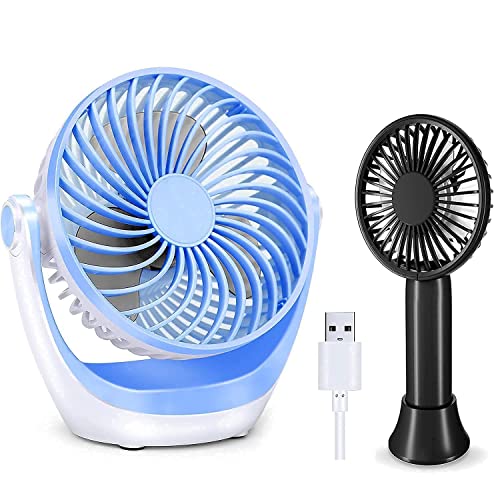 Powerful Portable Fans: Aluan USB Desk & Handheld – Compact & Super Mini