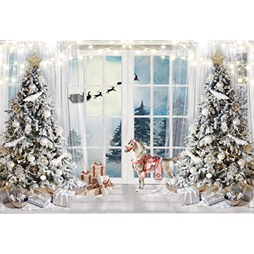 Capture Festive Moments: Magical Christmas Backdrop!