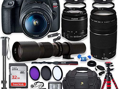 Capture Stunning Photos with Canon Rebel T7 DSLR Camera Bundle