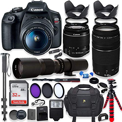 Capture Stunning Photos with Canon Rebel T7 DSLR Camera Bundle