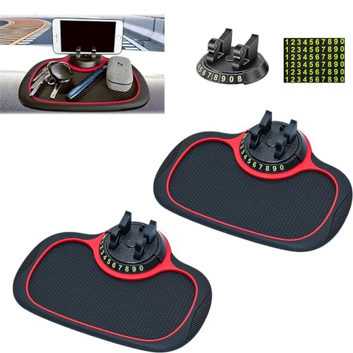 Secure & Versatile Car Phone Holder: Anti-Slip Mat for Devices