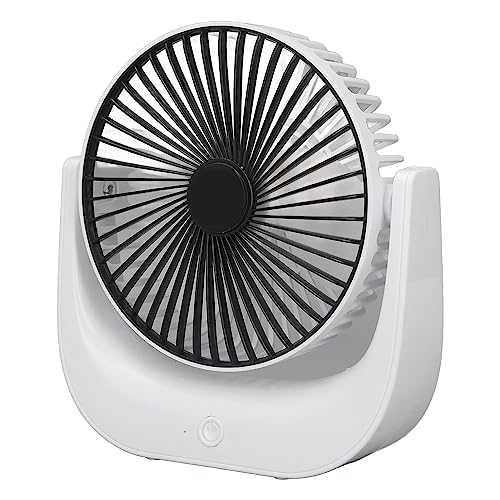 Silent USB Desk Fan: Mini, Portable & Rechargeable