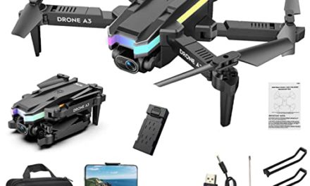 Capture Clear Photos with Foldable Mini Drone
