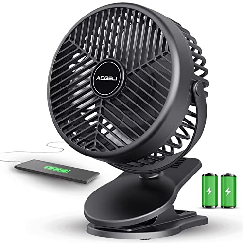 10K mAh Clip-on Fan: Powerful, Portable, and Rechargeable