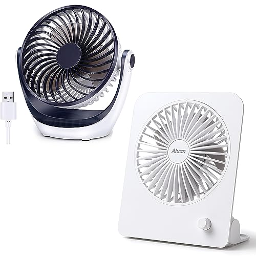 Powerful Aluan Desk Fan – Quiet & Portable