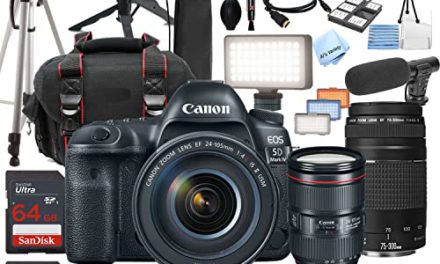 Capture Lifelong Moments: Canon EOS 5D Mark IV DSLR Camera Bundle