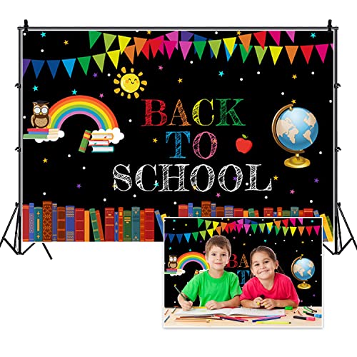 Back to School Bliss: Vibrant 20x10ft Classroom Backdrop