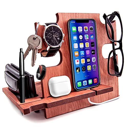 Ultimate Wood Docking Station: Organize, Delight Him