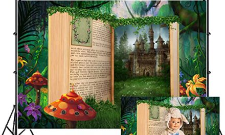Enchanting Forest Birthday Backdrop: Fairy World & Vintage Castle