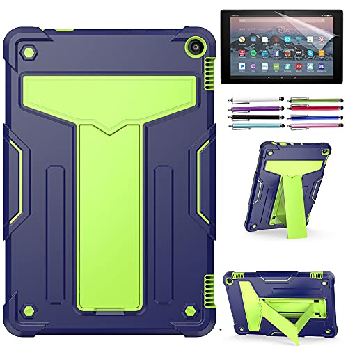 Ultimate Protection for Amazon Fire HD 10 – Shockproof Case with Kickstand + Bonus Accessories!