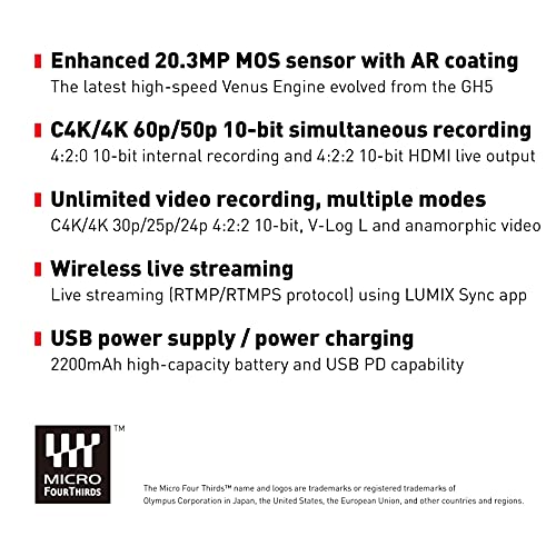 Unleash Emotion: Panasonic LUMIX GH5M2 – Live Stream, Record Limitlessly!