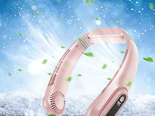 Rechargeable Wearable Neck Fans – Stay Cool & Comfortable