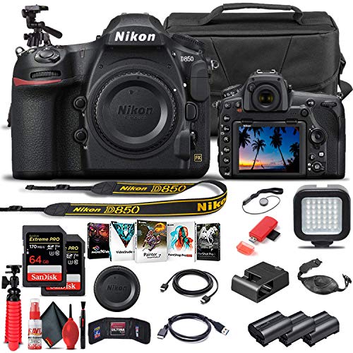 Capture More with Nikon D850 DSLR – Includes Memory Card, Software, and More!