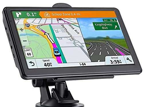 Upgrade Your Car Navigation: 2024 Map, 7″ Touch Screen, Voice Guidance, Speed & Red Light Alerts