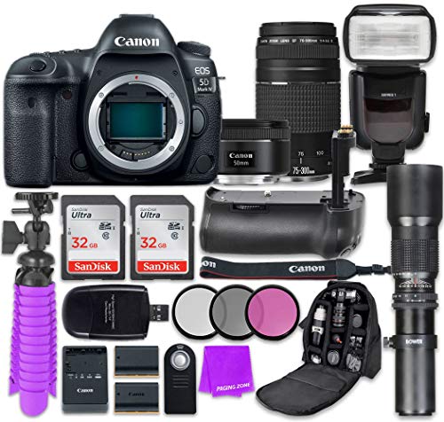 Capture Moments: Revamped Canon EOS 5D Mark IV Camera + Lens Bundle!