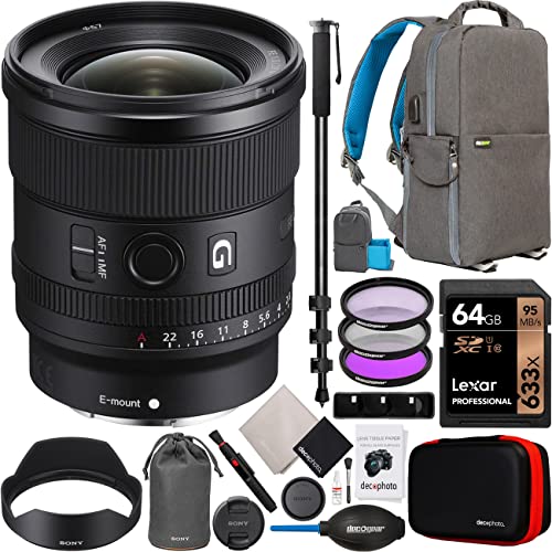 Capture Vast Landscapes: Sony FE 20mm F1.8 G Lens Bundle