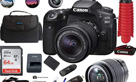 Capture Brilliance: Canon 90D DSLR Camera + 18-55mm Lens – Essential Bundle