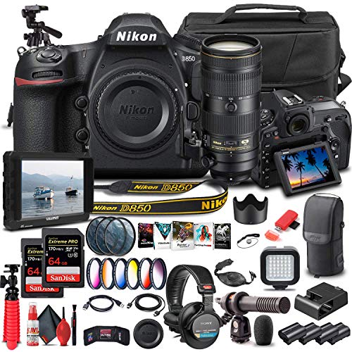 Capture the Moment: Nikon D850 DSLR Camera Bundle