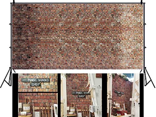 Capture Memories with Vintage Red Brick Wall Backdrop