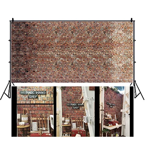 Capture Memories with Vintage Red Brick Wall Backdrop