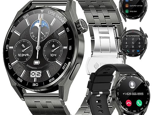 Revolutionize Your Style: Ultimate Bluetooth Smartwatch for Men – Heart Rate, SpO2, Blood Pressure, and More!