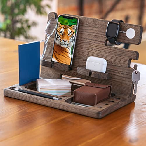 Surprise Your Husband with Unique Wood Docking Station