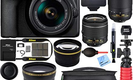 Capture Life’s Moments: Nikon D3500 DSLR Camera Kit – Renewed, 24.2MP, Dual Zoom Lens, 16GB Bundle