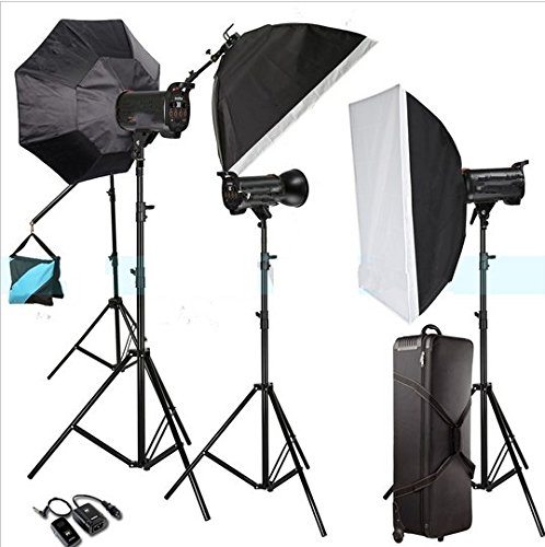 Powerful Photography Lighting Kit: GOWE 1800W Flash Lights