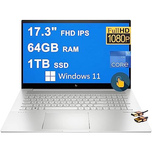 Powerful HP Envy 17: Lightning-fast, 12-Core i7, 64GB RAM, 1TB SSD