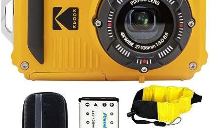 Capture Waterproof Moments: KODAK PIXPRO WPZ2 Camera Bundle with 64GB MicroSD and Extras