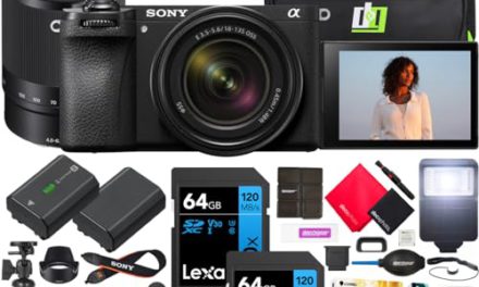 Capture Stunning Moments: Sony a6700 4K Mirrorless Camera Bundle
