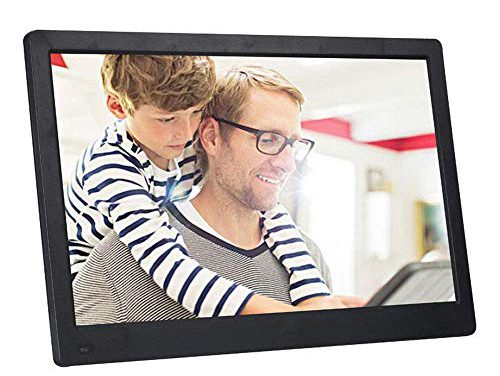 Stunning 17.3″ IPS Digital Frame: HD Video & Music, HDMI