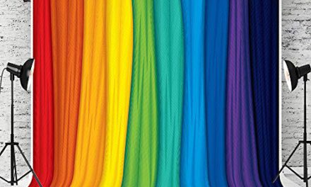 Vibrant Rainbow Backdrop: Kate’s 10x10ft Colorful Cotton Portrait for Kids’ Photo Studio