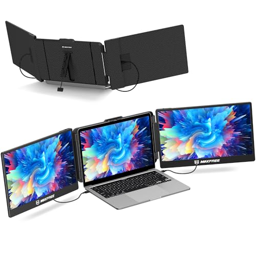 Enhance Laptop Experience: Maxfree S2 Triple Monitor