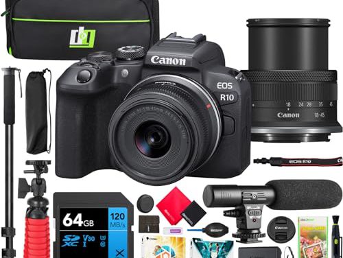 Capture Unforgettable Moments: Canon EOS R10 Mirrorless Camera Bundle