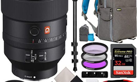 Capture Brilliance: Sony FE 135mm F1.8 GM Telephoto Lens Bundle