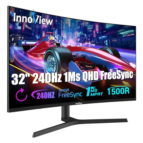 Immerse in Top-Quality Gaming with InnoView’s 240Hz Curved Monitor!