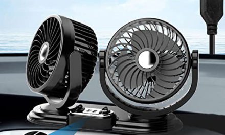 Upgrade your car’s cooling with the DEEYOTA Double Head Car Fan